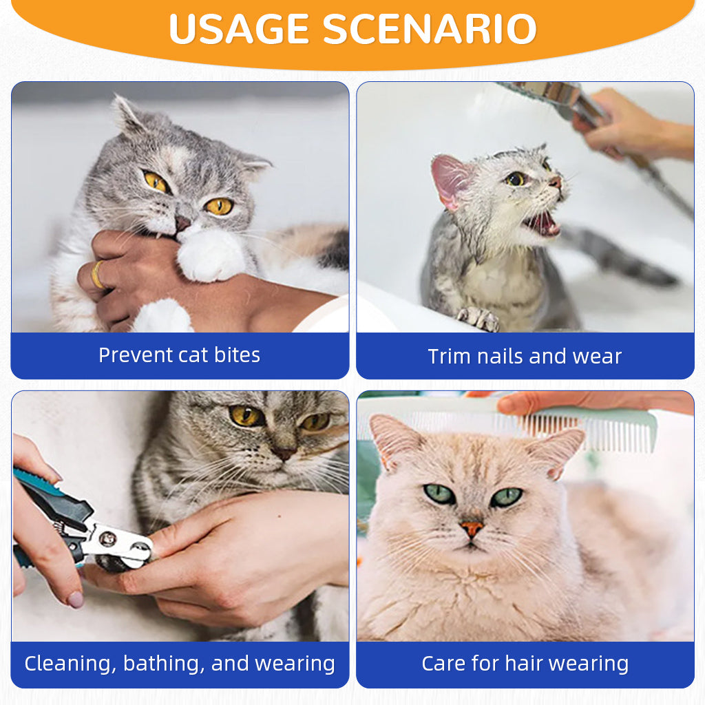 Qpets Cat Face Muzzle Clear TPU Cat Face Muzzle for Grooming Breathable Mesh Drawstring Closure, S Qpets Cat Face Muzzle Clear TPU Cat Face Muzzle for Grooming Breathable Mesh Drawstring Closure, S